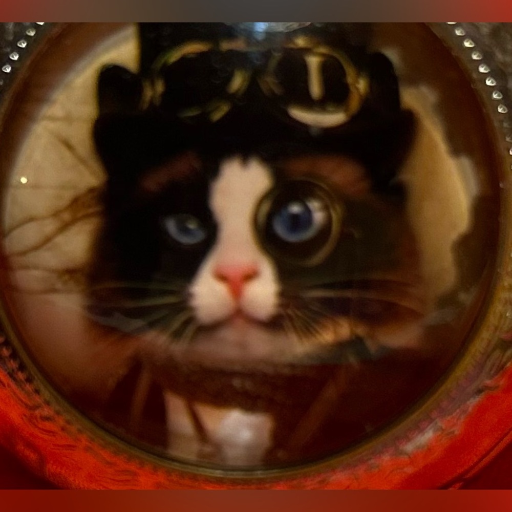 🐈‍⬛ Kitty Cat in a Top-Hat Watch Necklace - Picture 6 of 6